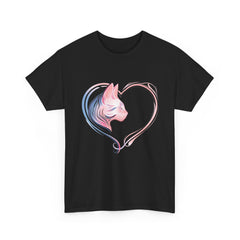 Unisex Heavy Cotton Siamese Cat Tee
