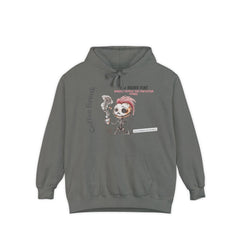 Coffee Break Unisex Garment-Dyed Hoodie - "Barely Notice the Few Extra Hours"