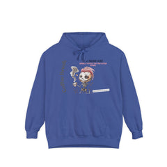 Coffee Break Unisex Garment-Dyed Hoodie - "Barely Notice the Few Extra Hours"