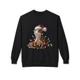 XMas Gecko Glow - Unisex Midweight Softstyle Fleece Crewneck Sweatshirt