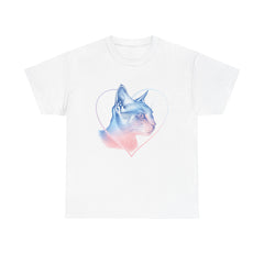 Unisex Heavy Cotton Siamese Cat Tee