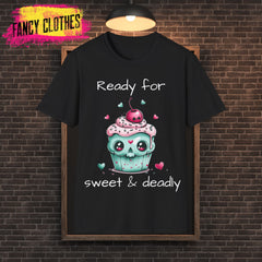 Unisex T-Shirt Sweet & Deadly Cupcakes Graphic Tee