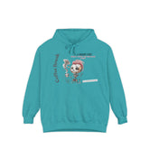 Coffee Break Unisex Garment-Dyed Hoodie - "Barely Notice the Few Extra Hours"