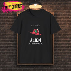 Alien Streetwear T-Shirt - Fun UFO Design - East Coast USA