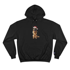 Festive German Shepherd - Champion Hoodie