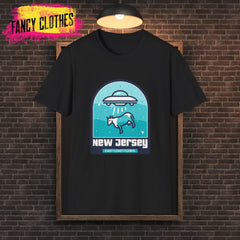 Unisex T-Shirt - New Jersey Fly By Aliens in the United States Design