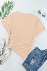 MAMA GIRL Round Neck Short Sleeve T-Shirt