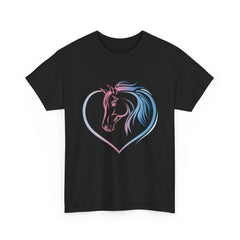 Unisex Heavy Cotton Thoroughbred Horse Tee