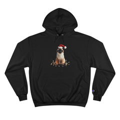 Holiday Siamese Cat - Champion Hoodie