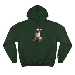 Holiday Siamese Cat - Champion Hoodie