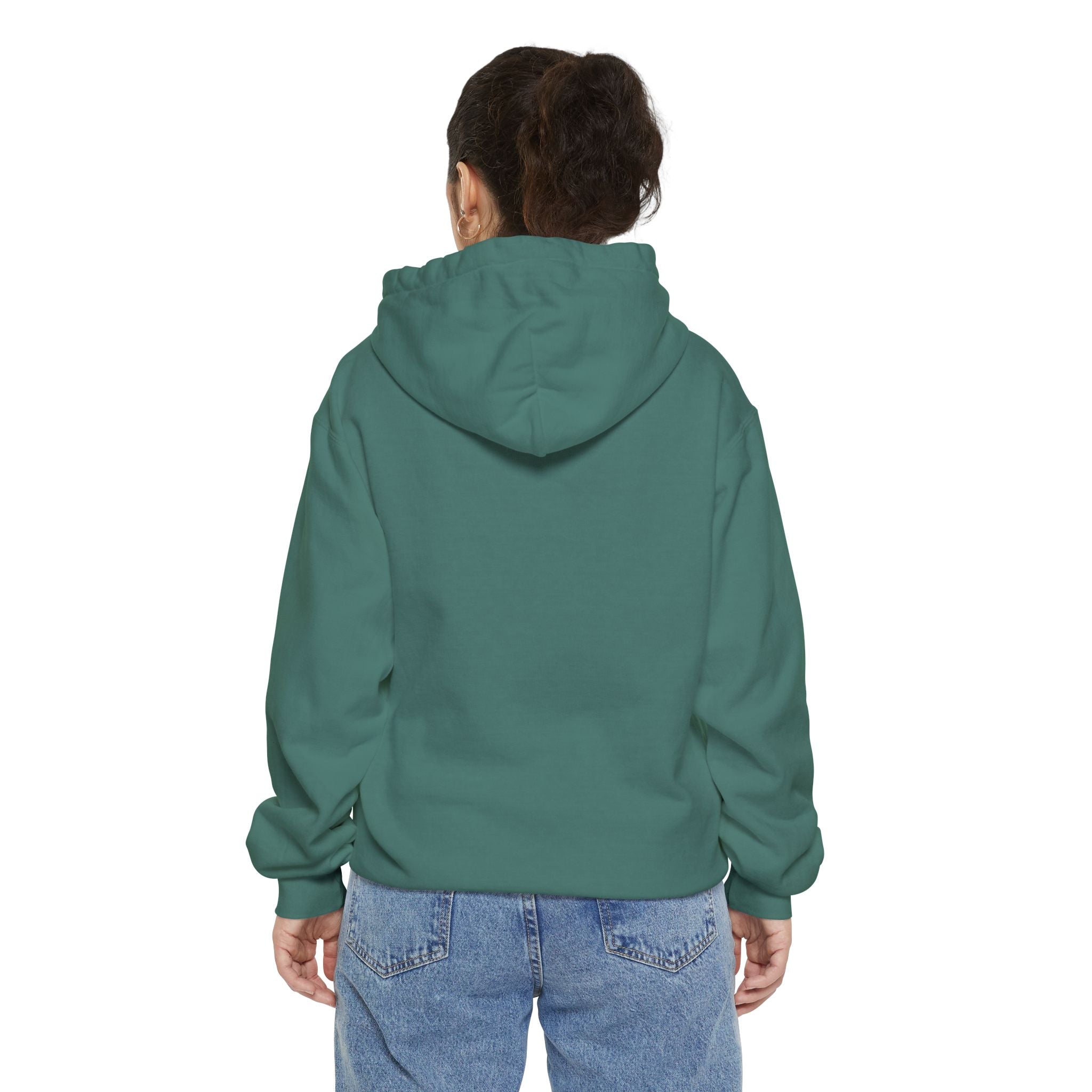 Coffee Break Unisex Garment-Dyed Hoodie - "Barely Notice the Few Extra Hours"