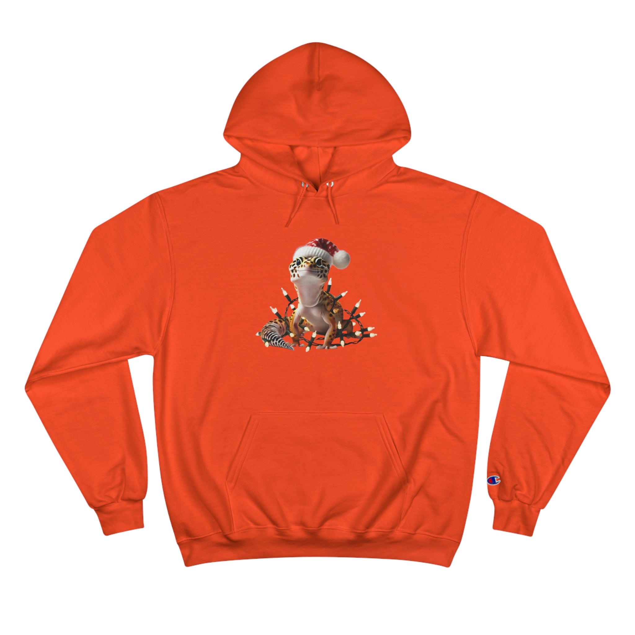 XMas Gecko Glow - Champion Hoodie