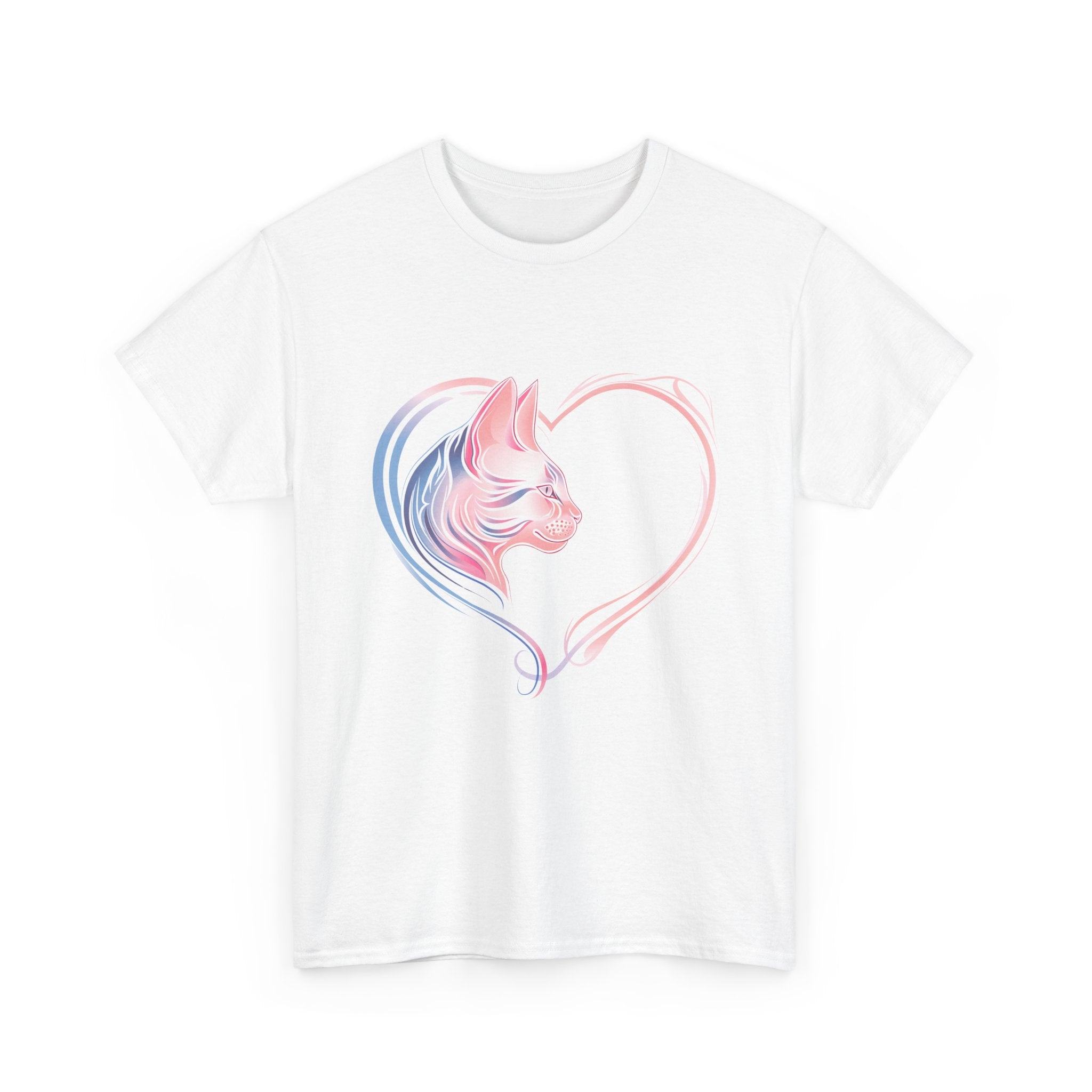 Unisex Heavy Cotton Siamese Cat Tee