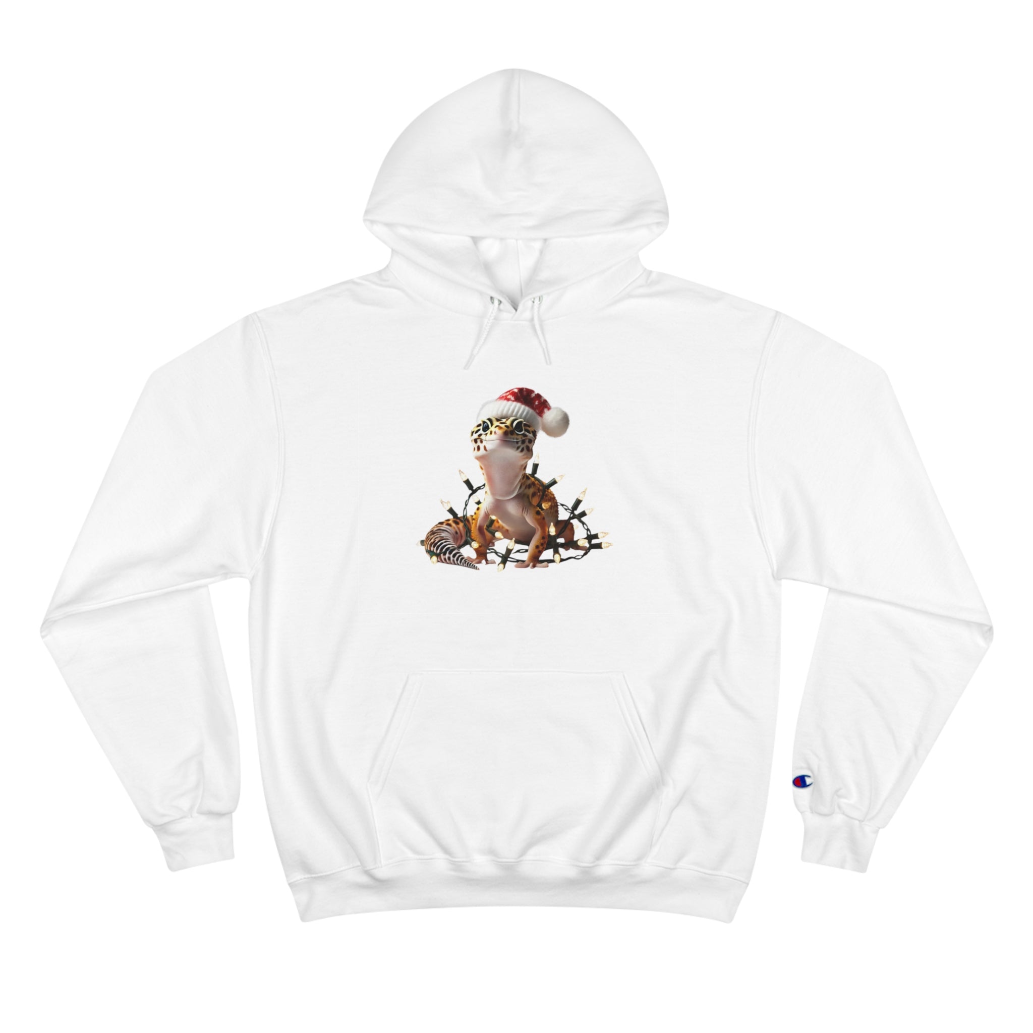 XMas Gecko Glow - Champion Hoodie