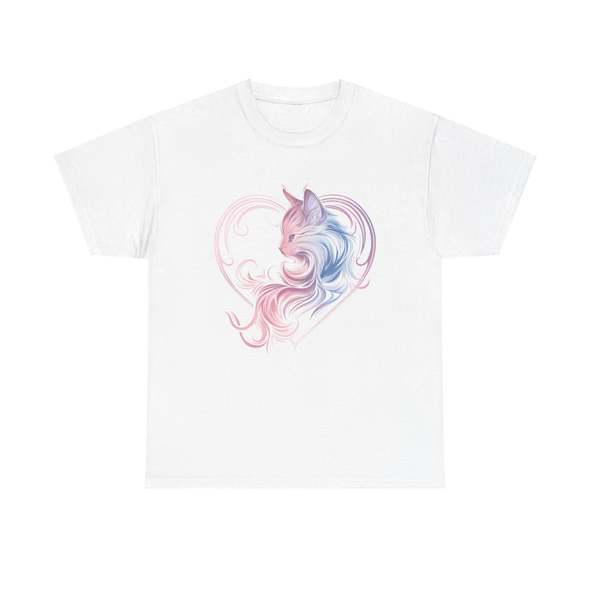 Unisex Heavy Cotton Maine Coon Cat Tee