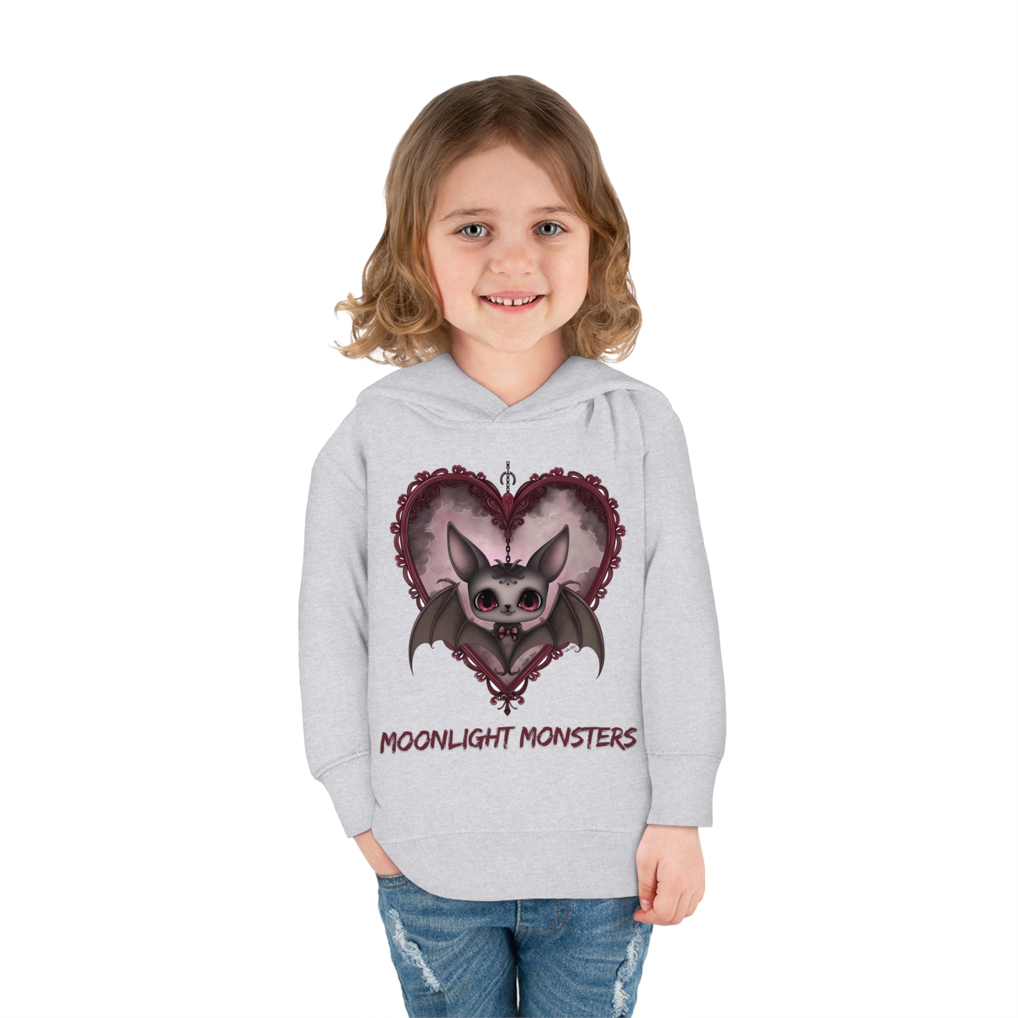 Moonlight Monsters Toddler Halloween Hoodie - Soft & Cozy Pullover for Little Ghouls!