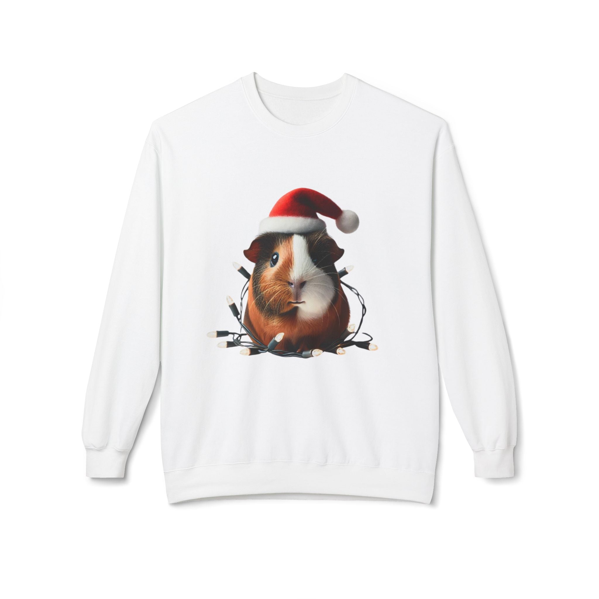 Merry Guinea Pig Joy - Unisex Midweight Softstyle Fleece Crewneck Sweatshirt