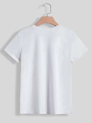 Mardi Gras Graphic Round Neck Short Sleeve T-Shirt