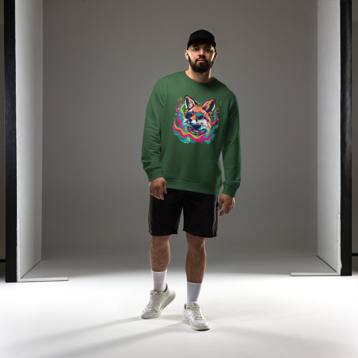 Stay Weird, Stay Wild: Eco-Chic Unisex Organic Sweatshirt
